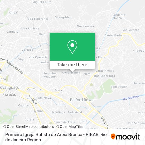 Primeira Igreja Batista de Areia Branca - PIBAB map