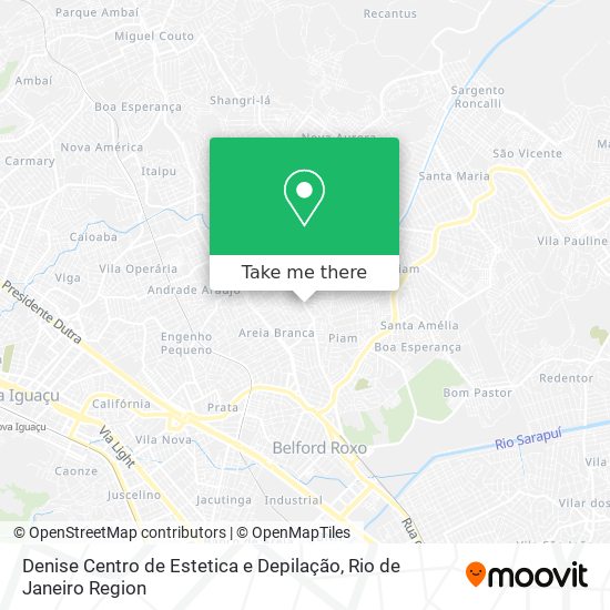 Denise Centro de Estetica e Depilação map