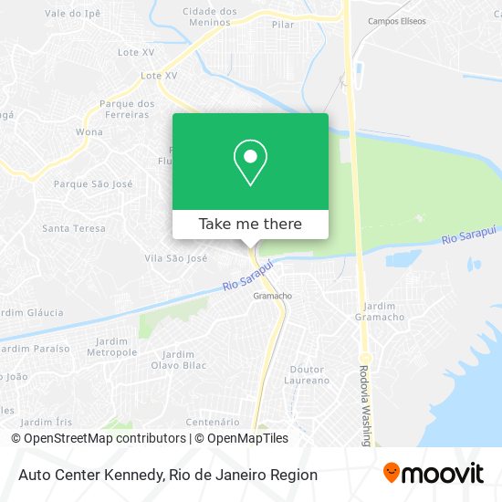 Auto Center Kennedy map