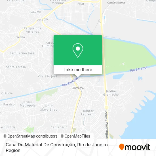 Casa De Material De Construção map