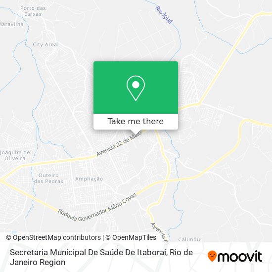 Mapa Secretaria Municipal De Saúde De Itaboraí