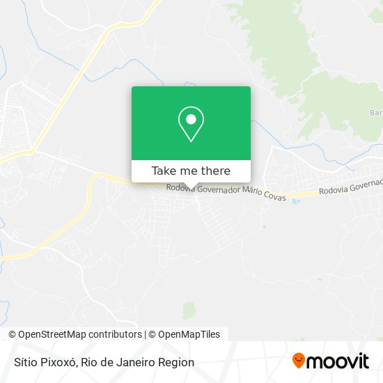 Sítio Pixoxó map