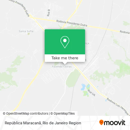 República Maracanã map