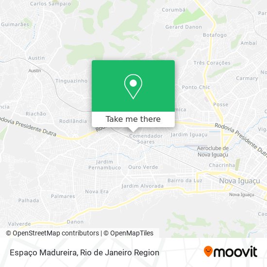 Espaço Madureira map