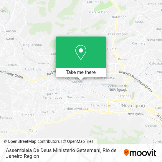 Assembleia De Deus Ministerio Getsemani map