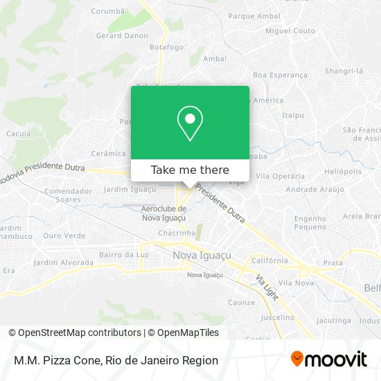M.M. Pizza Cone map