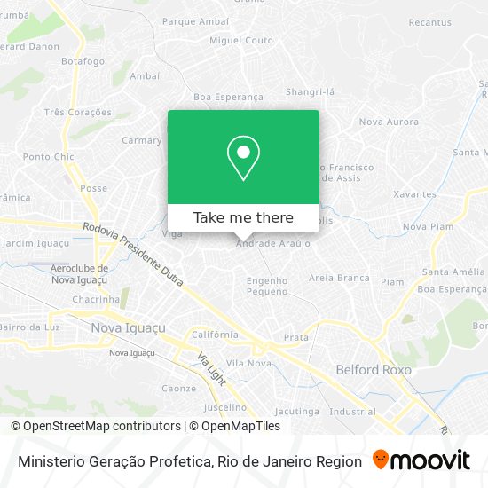 Ministerio Geração Profetica map