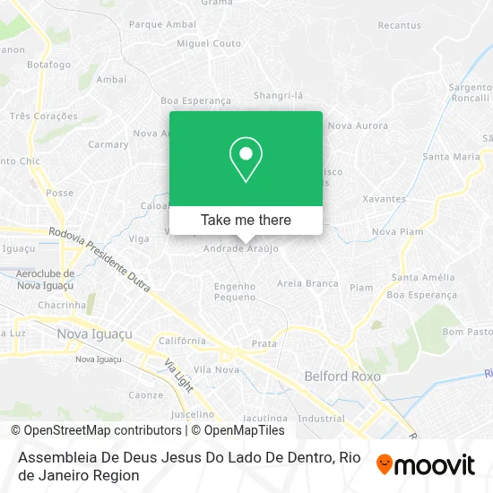 Assembleia De Deus Jesus Do Lado De Dentro map