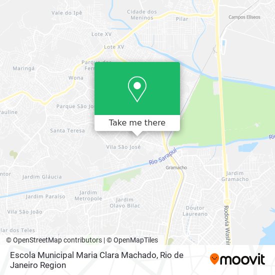 Escola Municipal Maria Clara Machado map