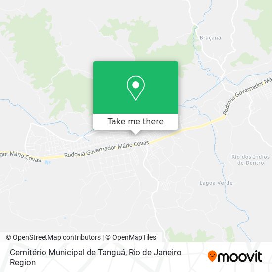 Mapa Cemitério Municipal de Tanguá