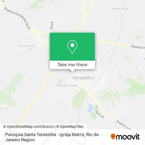Paroquia Santa Teresinha - Igreja Matriz map