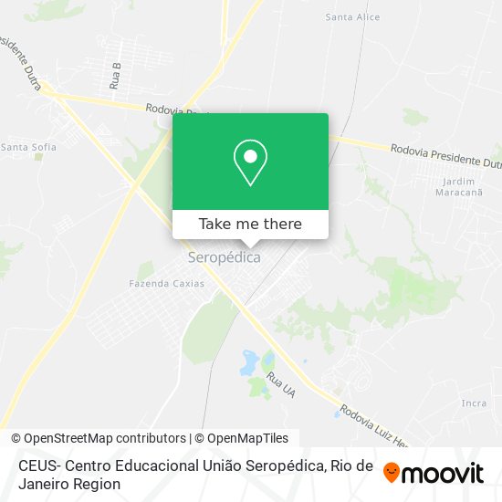 CEUS- Centro Educacional União Seropédica map