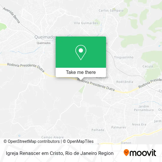 Igreja Renascer em Cristo map