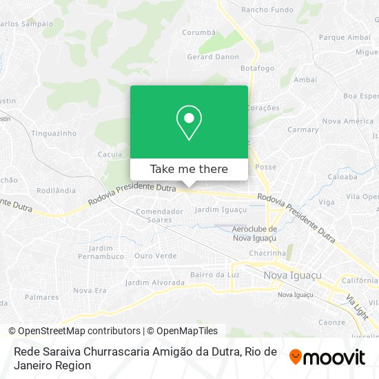 Rede Saraiva Churrascaria Amigão da Dutra map