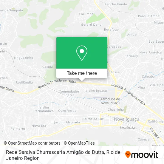 Rede Saraiva Churrascaria Amigão da Dutra map
