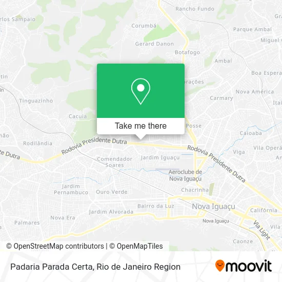 Padaria Parada Certa map