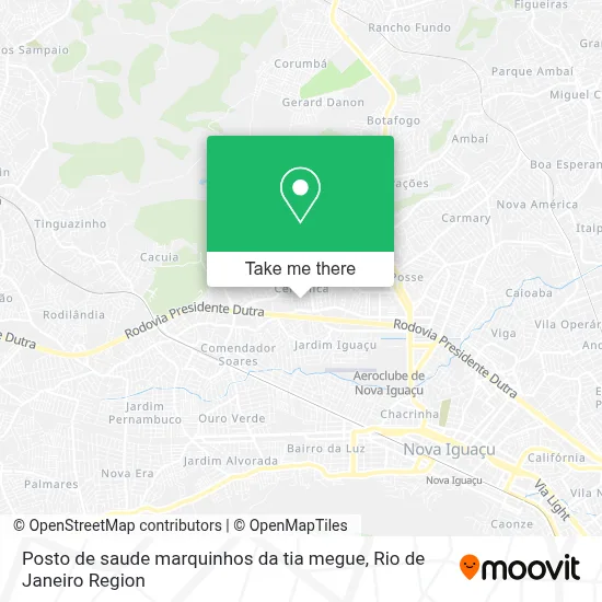 Posto de saude marquinhos da tia megue map