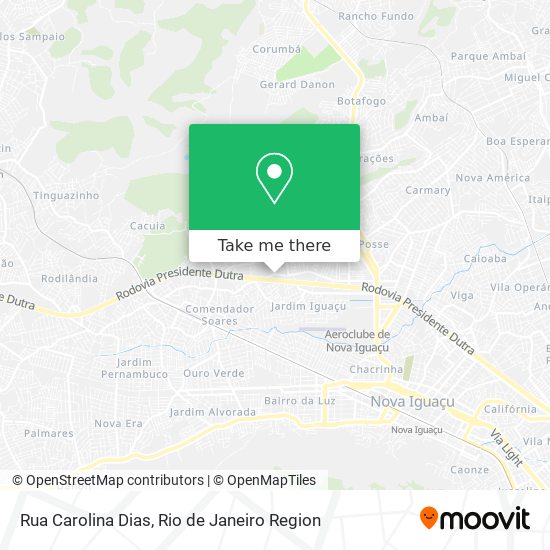 Rua Carolina Dias map