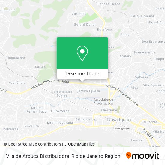 Vila de Arouca Distribuidora map