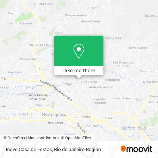 Inove Casa de Festas map