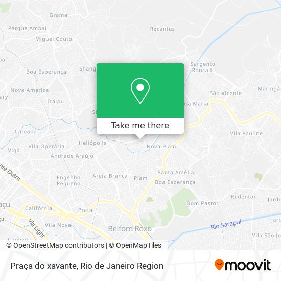 Praça do xavante map