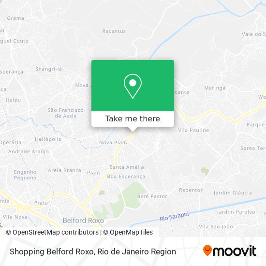 Shopping Belford Roxo map
