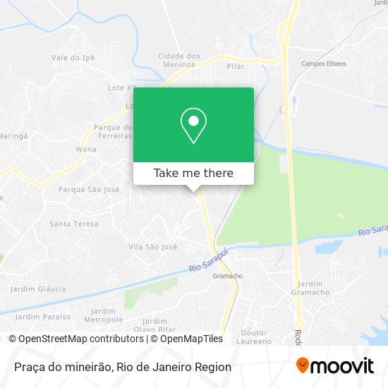 Praça do mineirão map