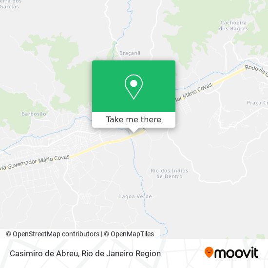 Casimiro de Abreu map