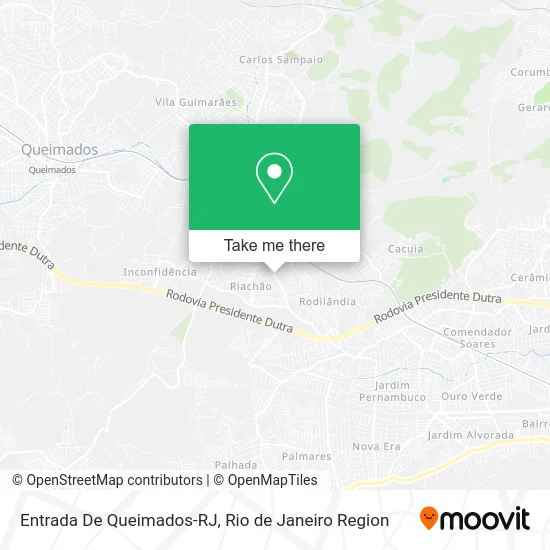 Entrada De Queimados-RJ map