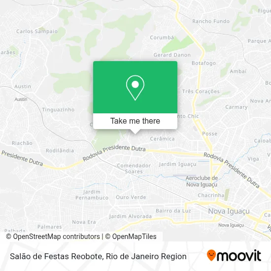 Salão de Festas Reobote map
