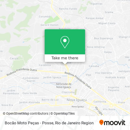 Bocão Moto Peças - Posse map