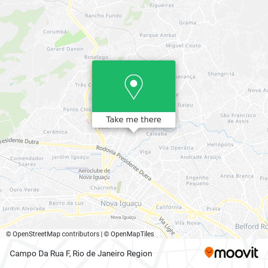 Mapa Campo Da Rua F