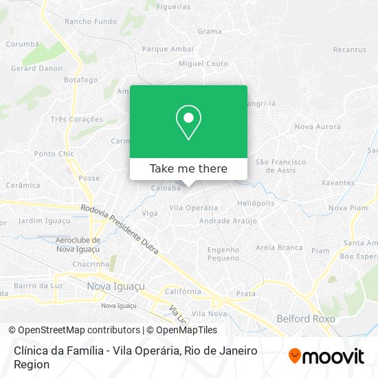 Clínica da Família - Vila Operária map