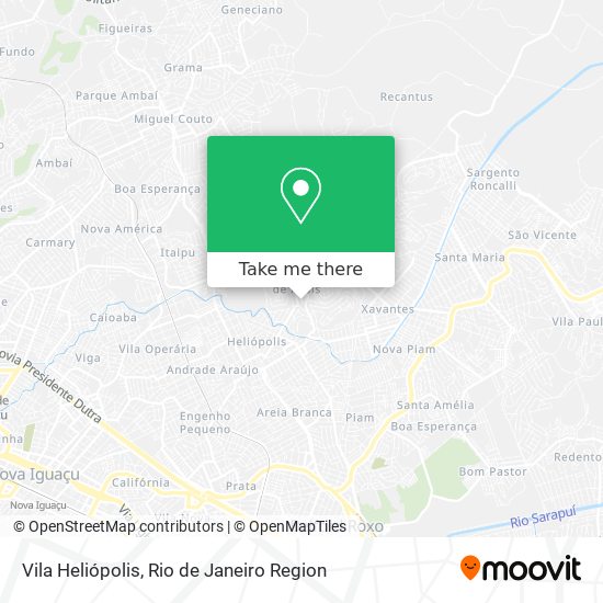 Vila Heliópolis map