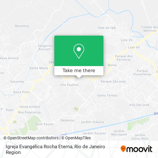 Igreja Evangélica Rocha Eterna map