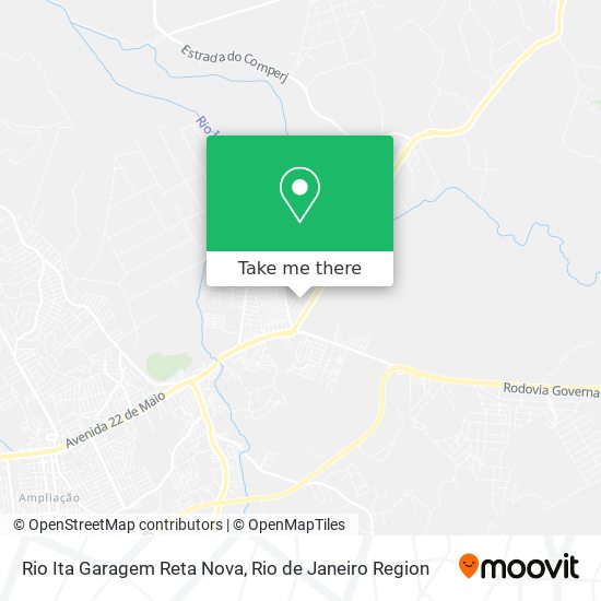 Mapa Rio Ita Garagem Reta Nova