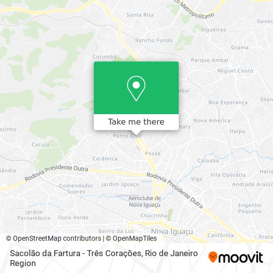 Sacolão da Fartura - Três Corações map