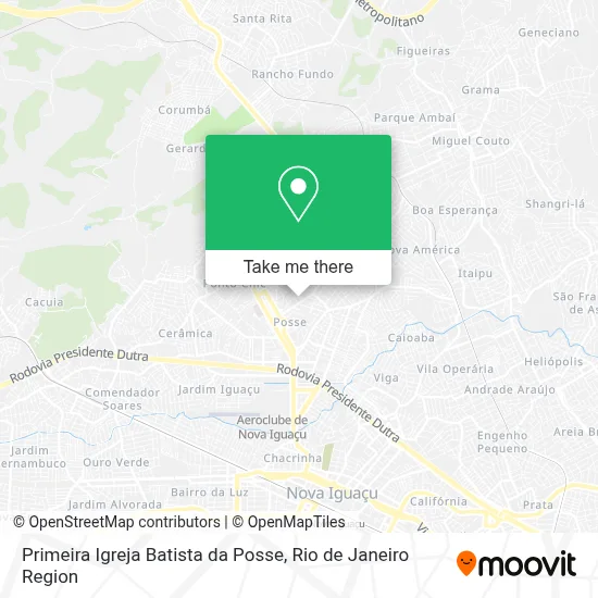 Primeira Igreja Batista da Posse map