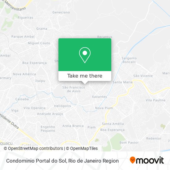 Mapa Condominio Portal do Sol