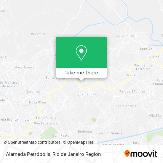 Alameda Petrópolis map
