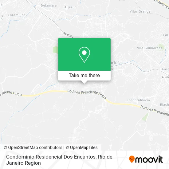 Condomínio Residencial Dos Encantos map