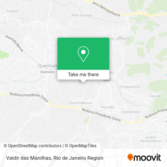 Valdir das Manilhas map