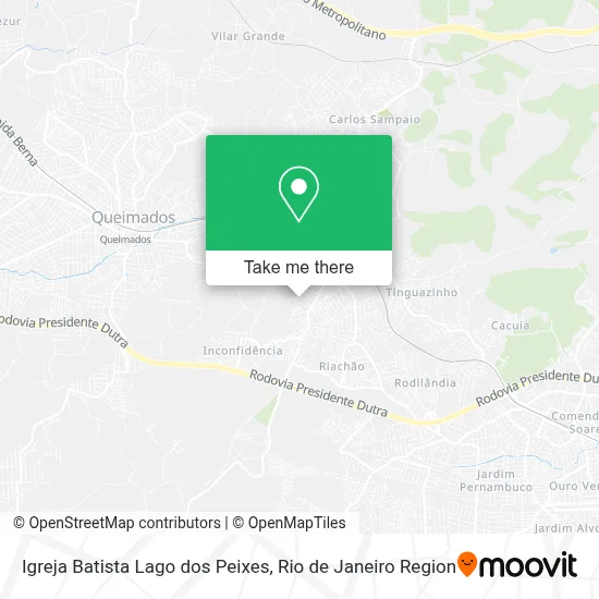 Igreja Batista Lago dos Peixes map