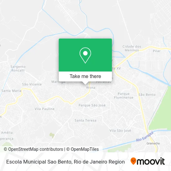 Escola Municipal Sao Bento map