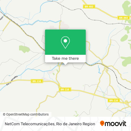Mapa NetCom Telecomunicações