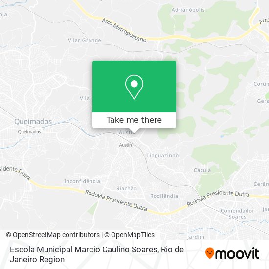 Escola Municipal Márcio Caulino Soares map