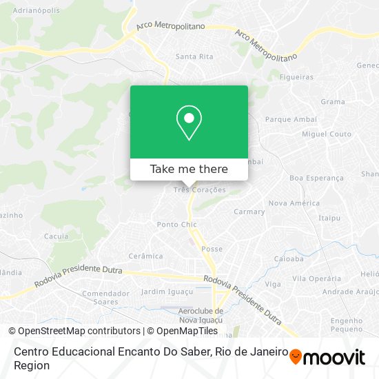 Centro Educacional Encanto Do Saber map