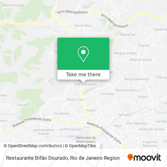 Mapa Restaurante Bifão Dourado