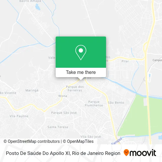 Posto De Saúde Do Apollo XI map