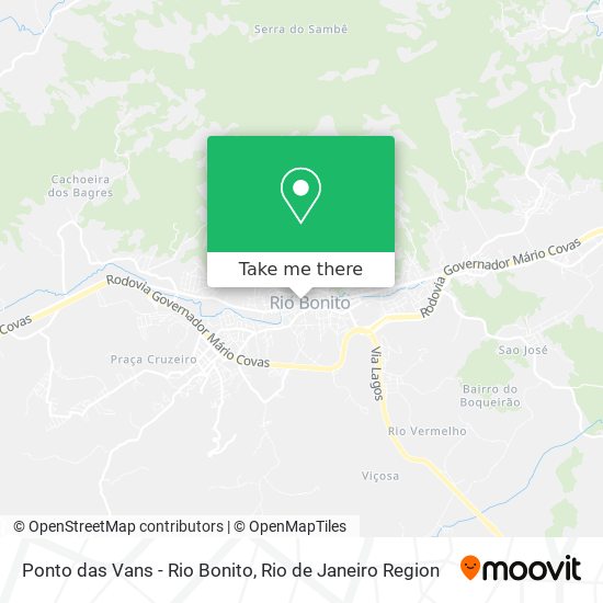 Ponto das Vans - Rio Bonito map